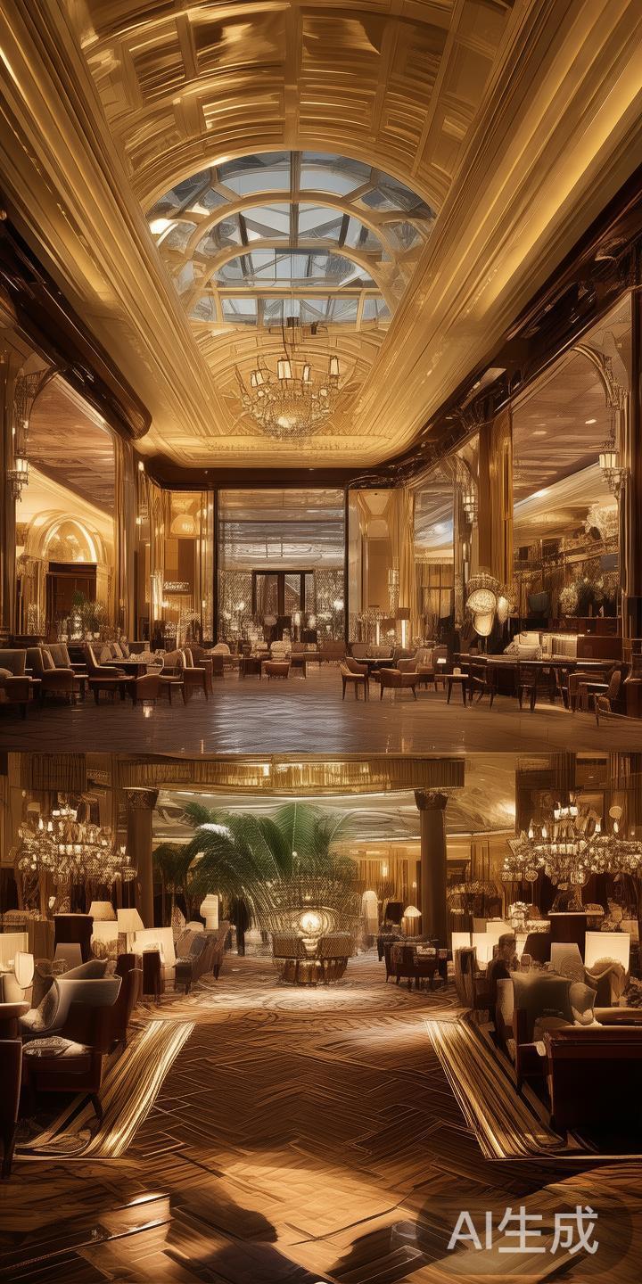 在新葡京永利，环境的奢华感无疑是吸引众多宾客的重要
